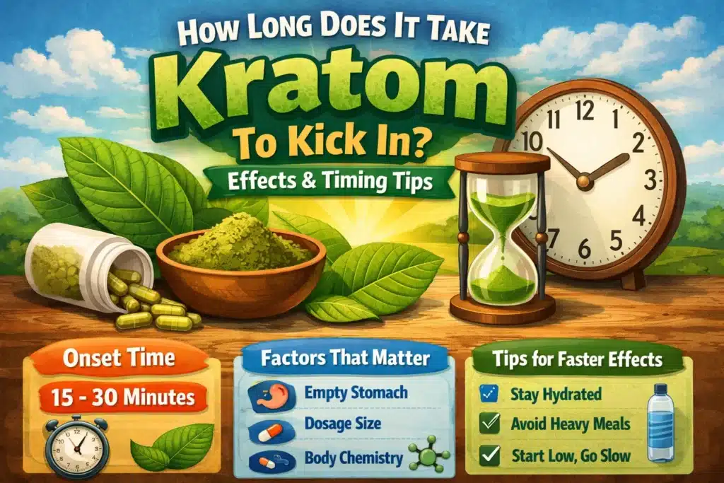 How Long Does It Take Kratom To Kick In time