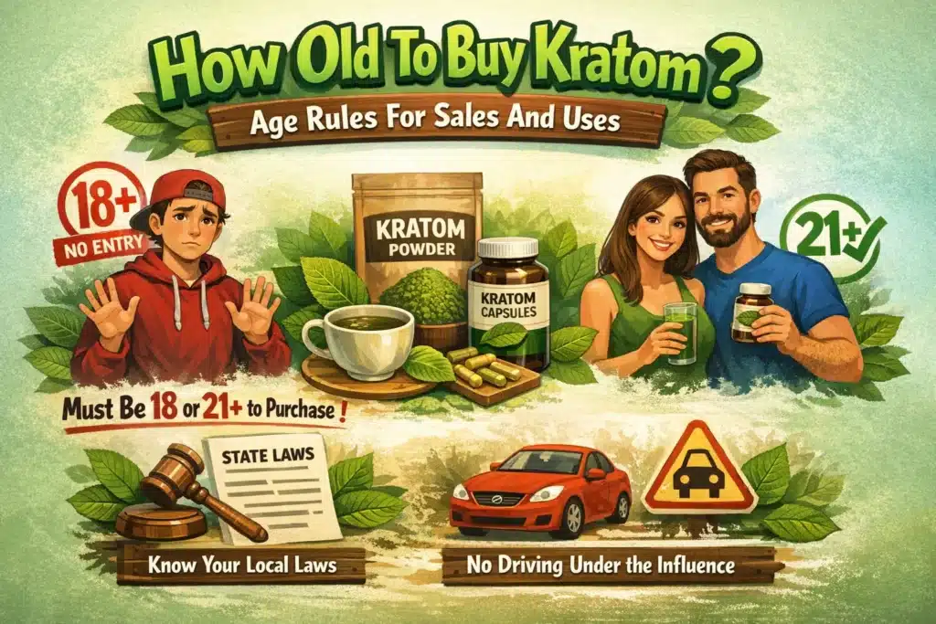 How Old To Buy Kratom products