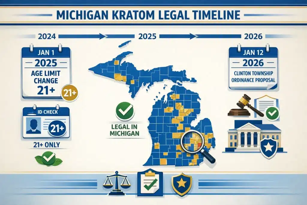 Is Kratom Legal In Michigan and cities