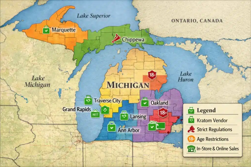 Is Kratom Legal In Michigan states