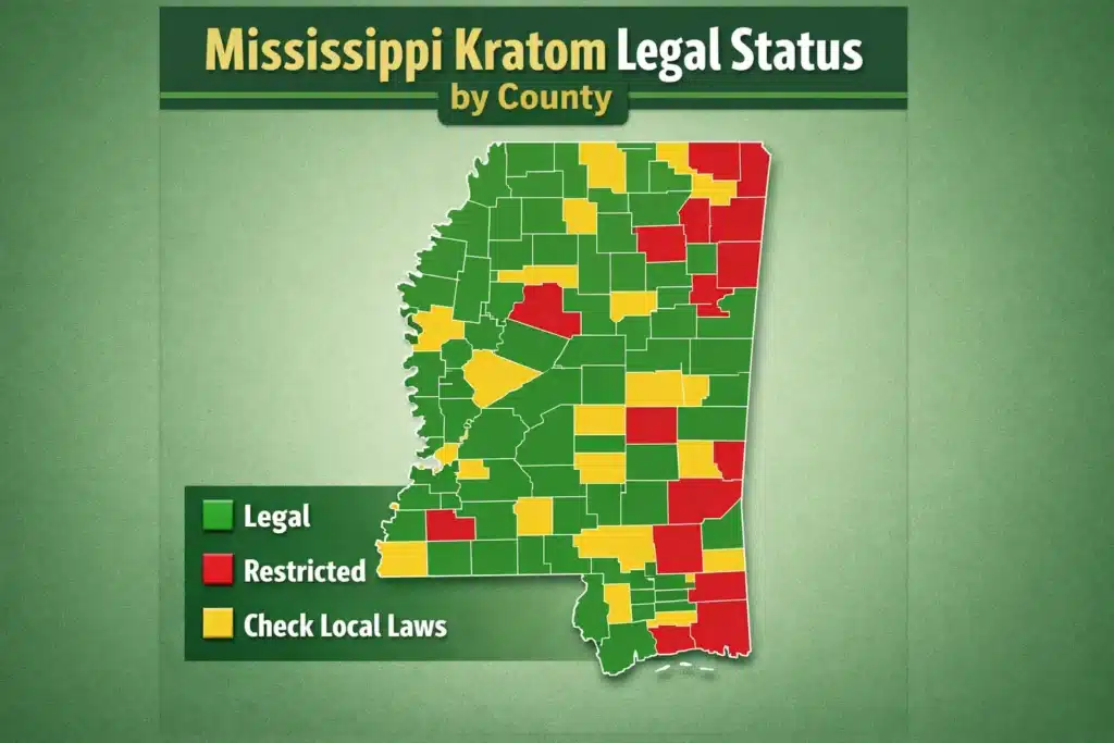 Is Kratom Legal In Mississippi and local cities laws