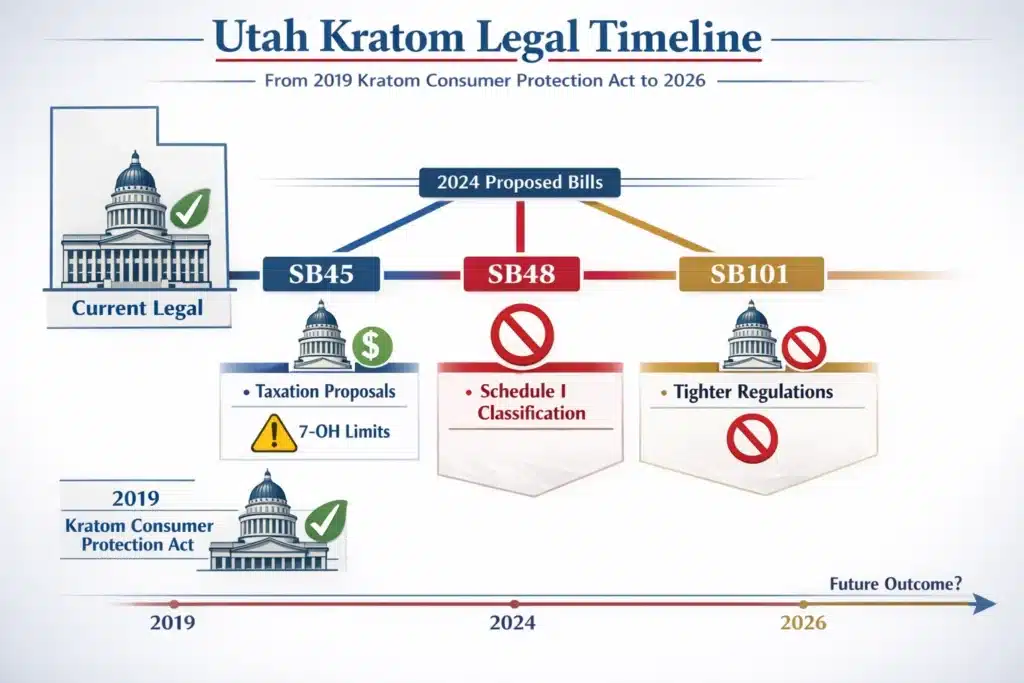 Is Kratom Legal In Utah and latest bills
