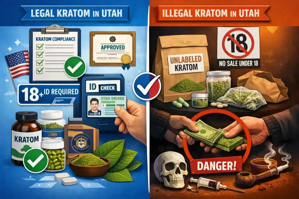 Is Kratom Legal In Utah lab tested vendor