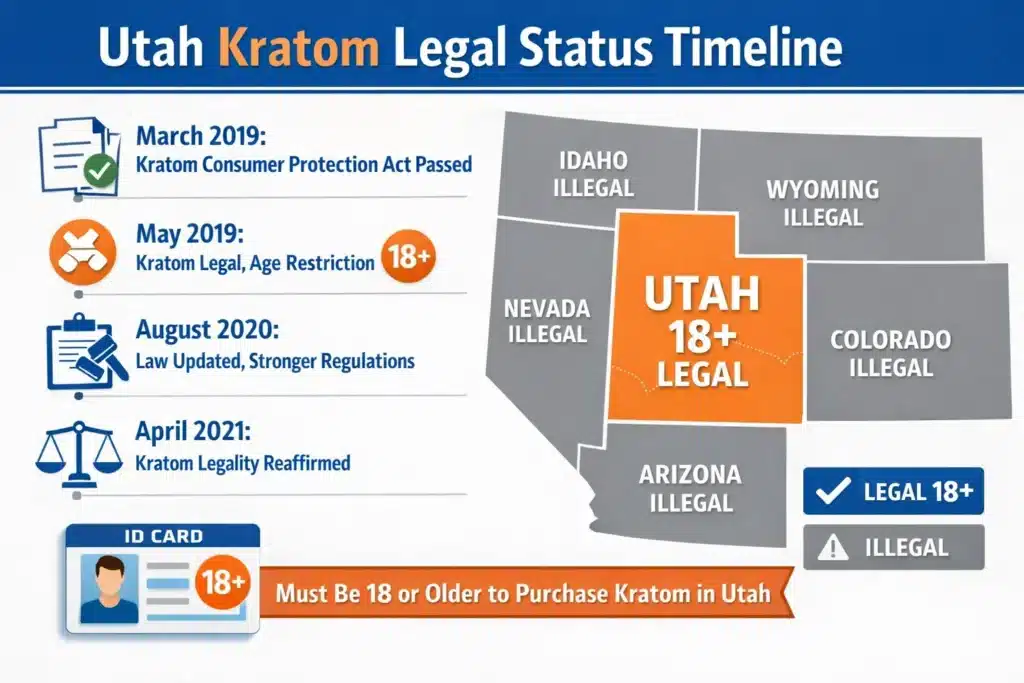 Is Kratom Legal In Utah other states