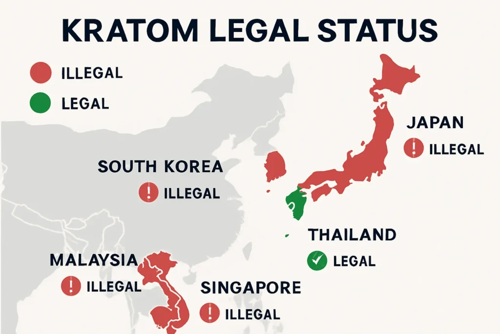 Is kratom legal in Japan area