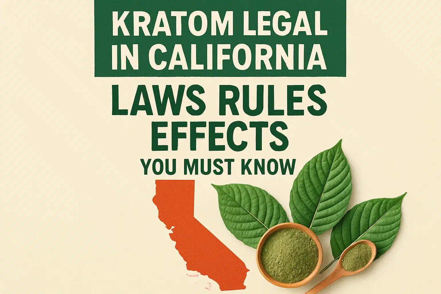 Kratom Legal In California