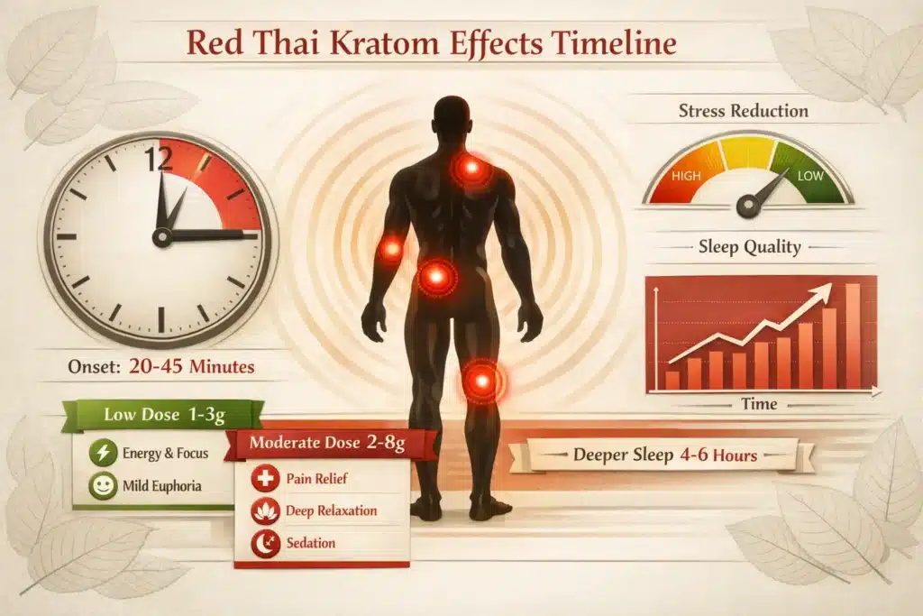 Red Thai Kratom effects