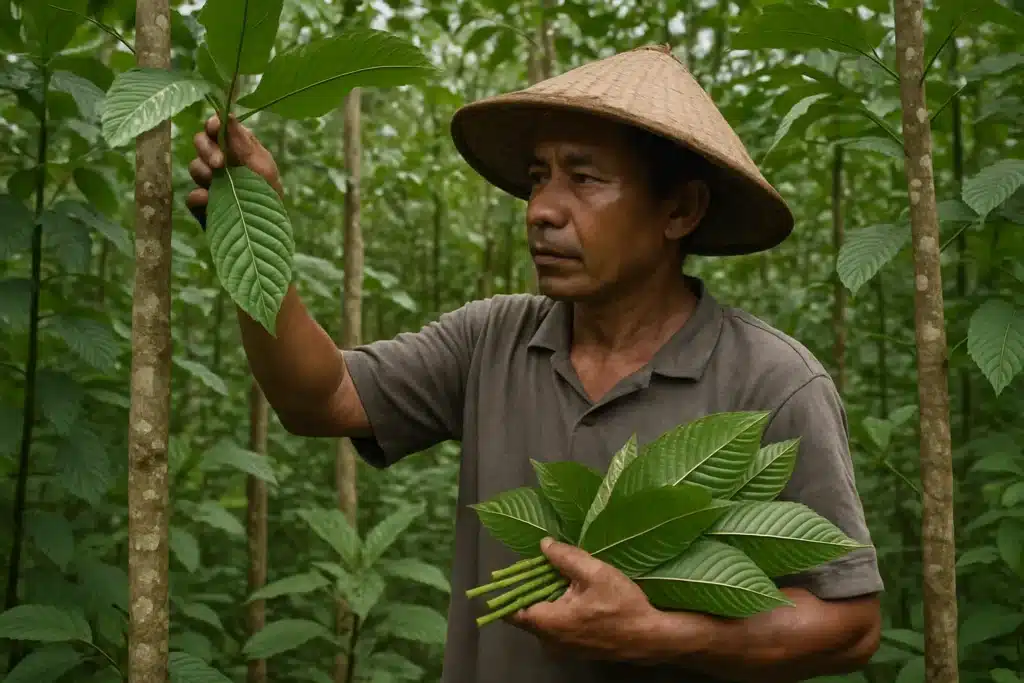 Super Hulu Kapuas Kratom Harvesting
