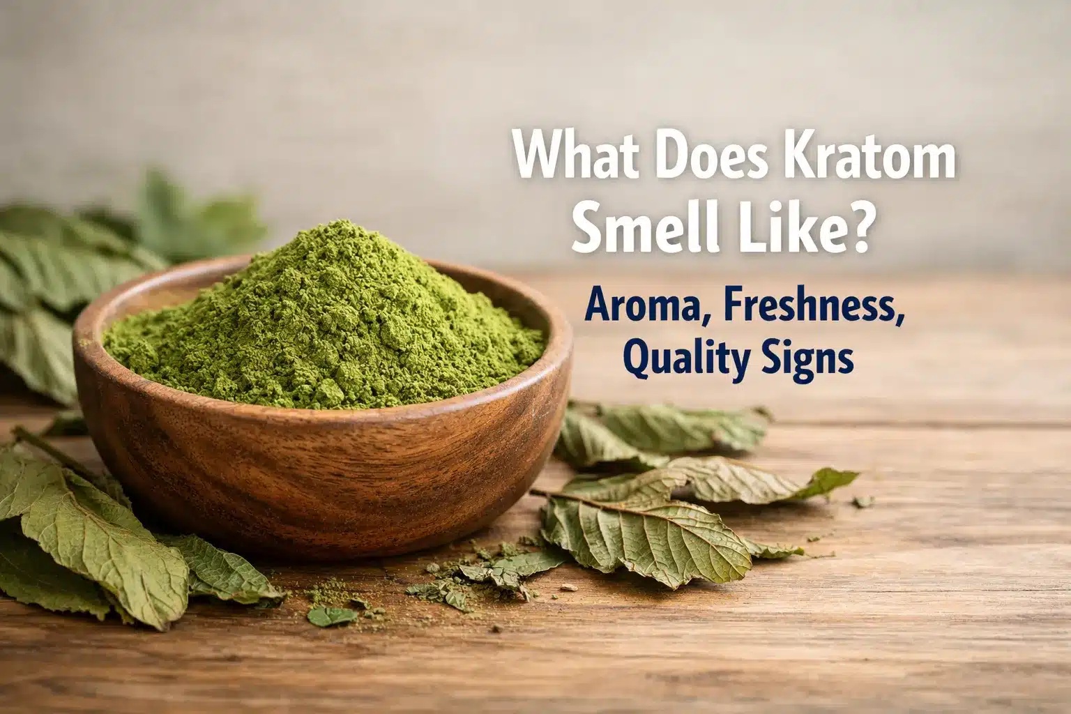 What Does Kratom Smell Like