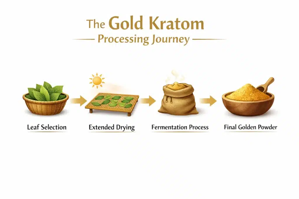 What Is Gold Kratom processing