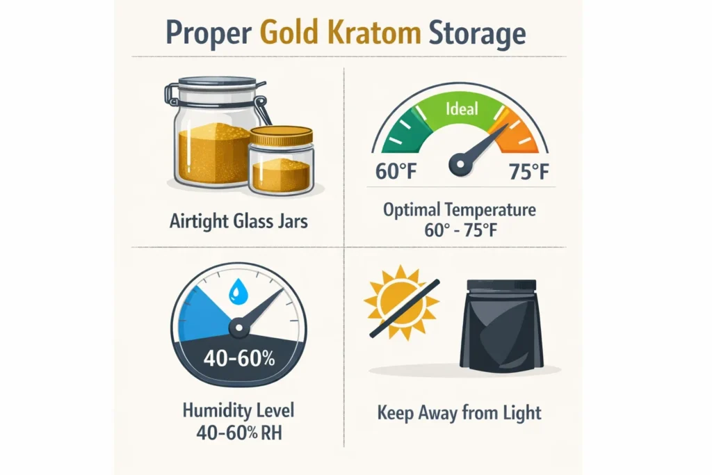 What Is Gold Kratom storage effects and benefits