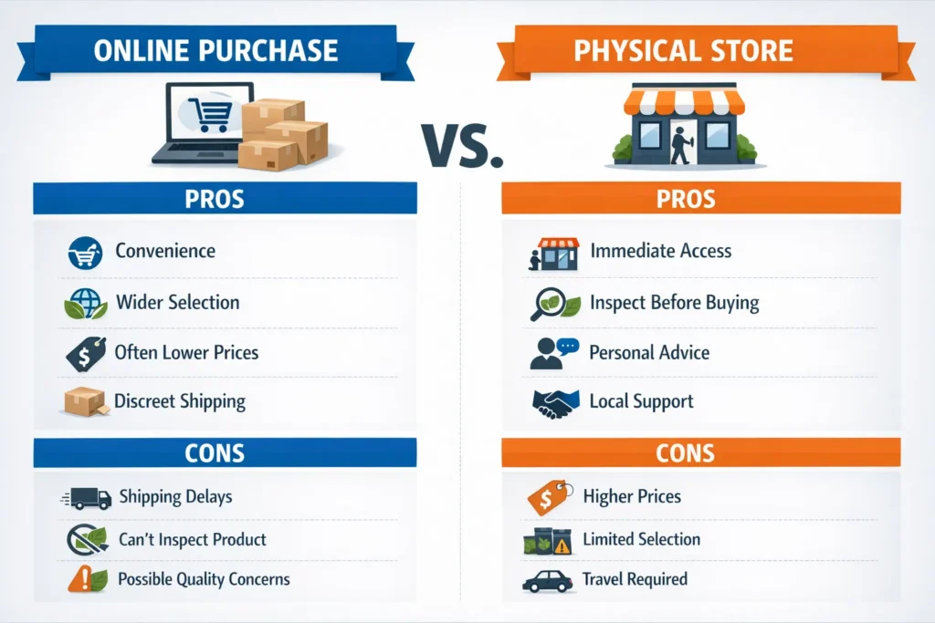 Where Can I Buy Kratom Capsules online vendor vs local store