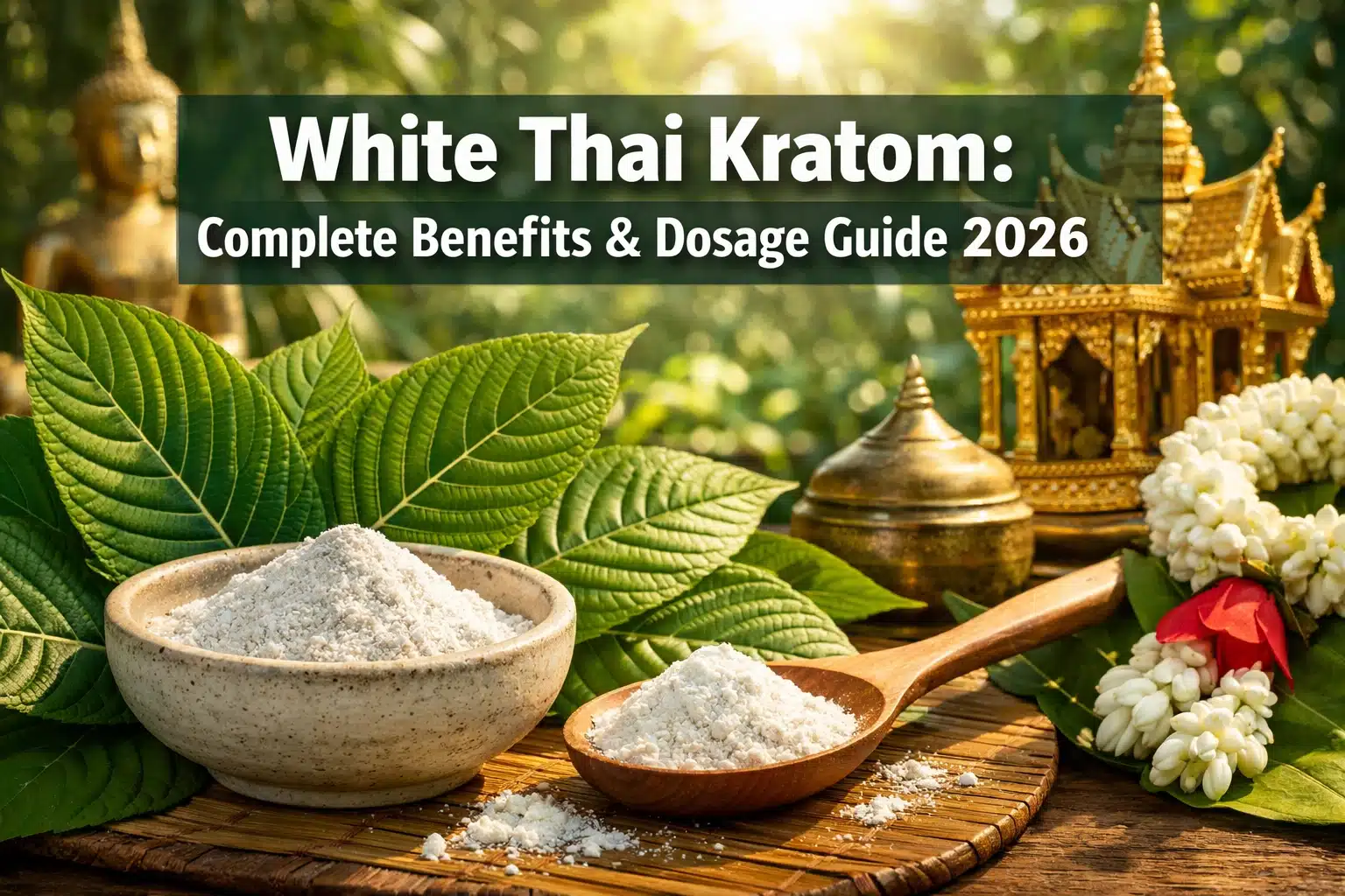 White Thai Kratom Benefits, Effects, Dosage and Buying Guide