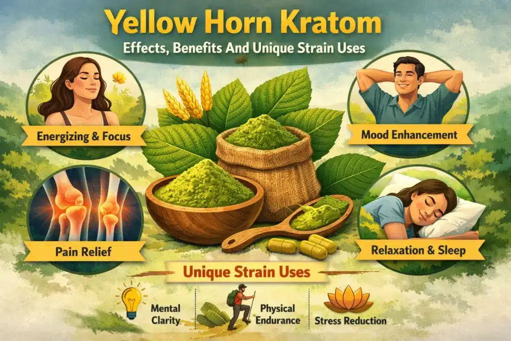 Yellow Horn Kratom Effects Benefits