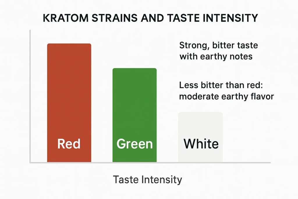 kratom strains and taste